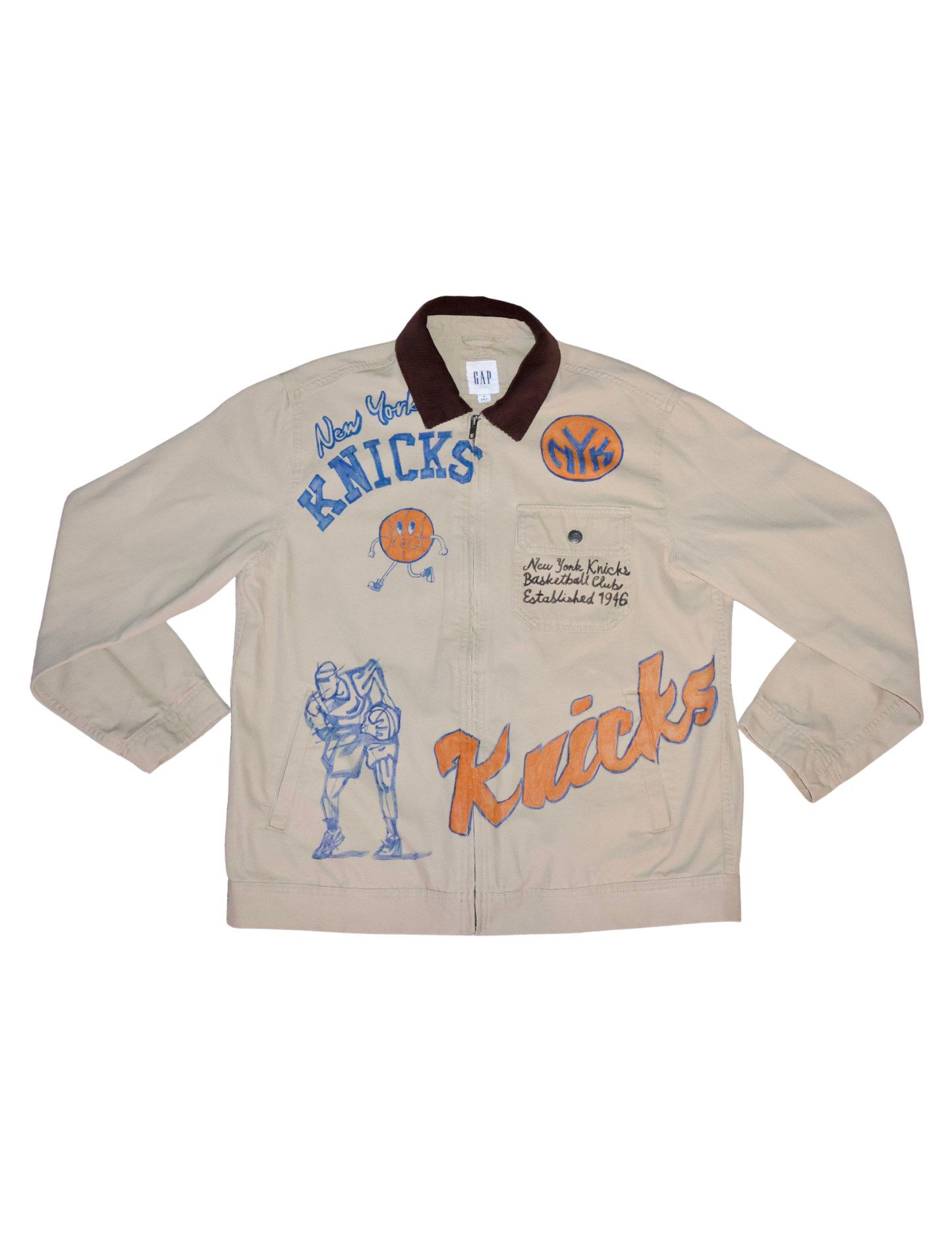 Hand Drawn Knicks Jacket