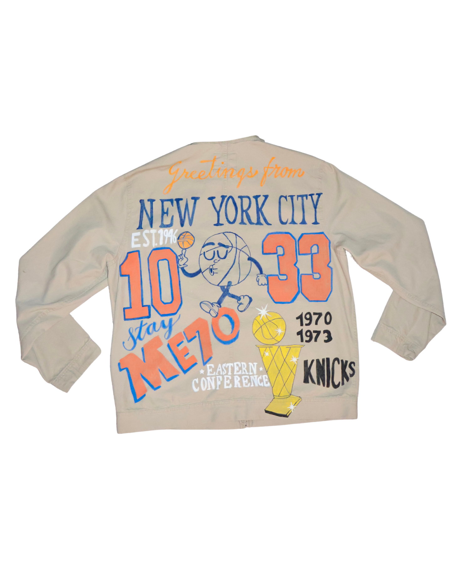 Hand Drawn Knicks Jacket